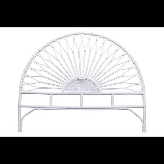 ADENINE WICKER/RATTAN HEADBOARD // SIZE: DOUBLE (1 BOX)