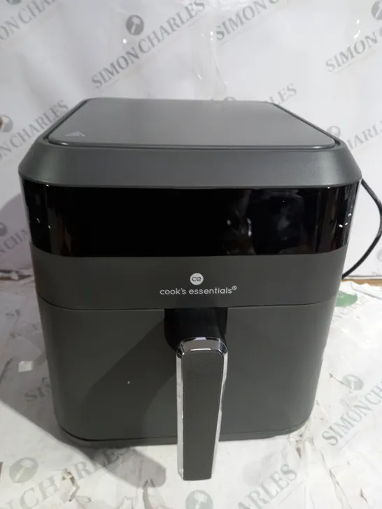 COOK'S ESSENTIALS 5.8L AIR FRYER IN SLATE GREY