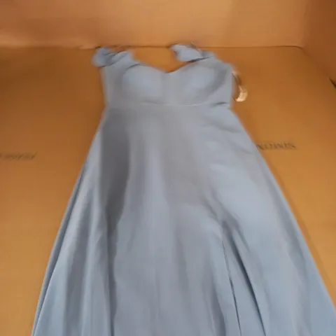 JENNY YOO BLUE STRAPPED DRESS SIZE 2