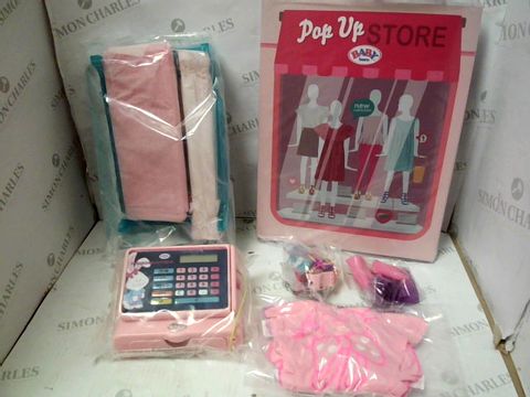 BABBY BORN POP UPN STORE WITH ACCESSORIES 