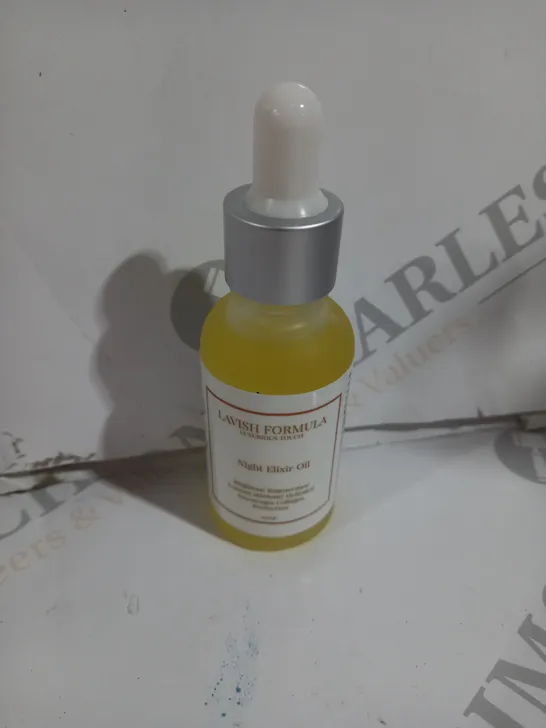 BOX OF APPROX. 48 LAVISH FORMULA NIGHT ELIXIR OIL 