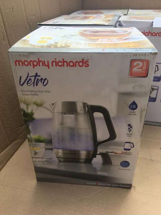 BRAND NEW BOXED MORPHY RICHARDS VETRO KETTLE 