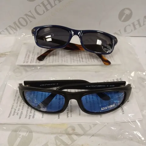 BOX OF APPROX 6 ASSORTED STING SUNGLASSES TO INCLUDE 6137 & J514 