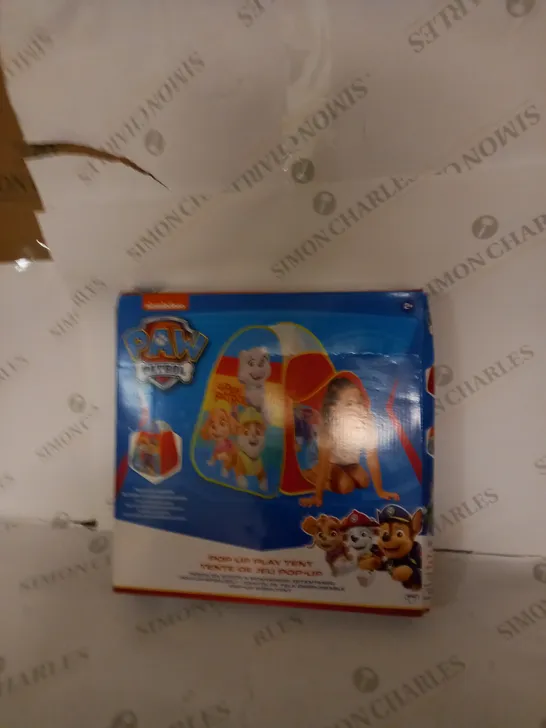 PAW PATROL POP UP PLAY TENT  RRP £20