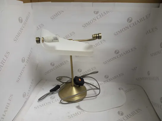 DESIGNER STYLE TABLE LAMP - GOLD EFFECT FINISH