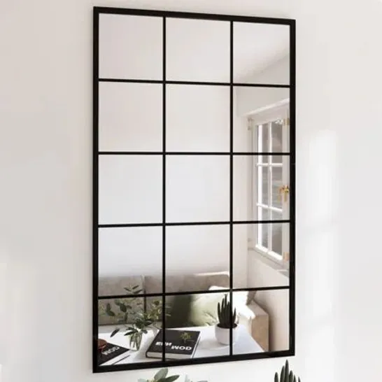 BOXED MIKAYIA RECTANGLE METAL WALL MIRROR (1 BOX)