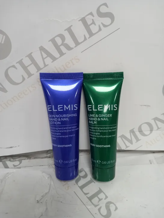 2 X BOXED ELEMIS HAND & NAIL LOTION