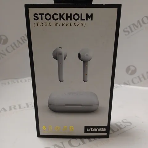 BOXED STOCKHOLM TRUE WIRELESS URBANISTA EARBUDS - WHITE