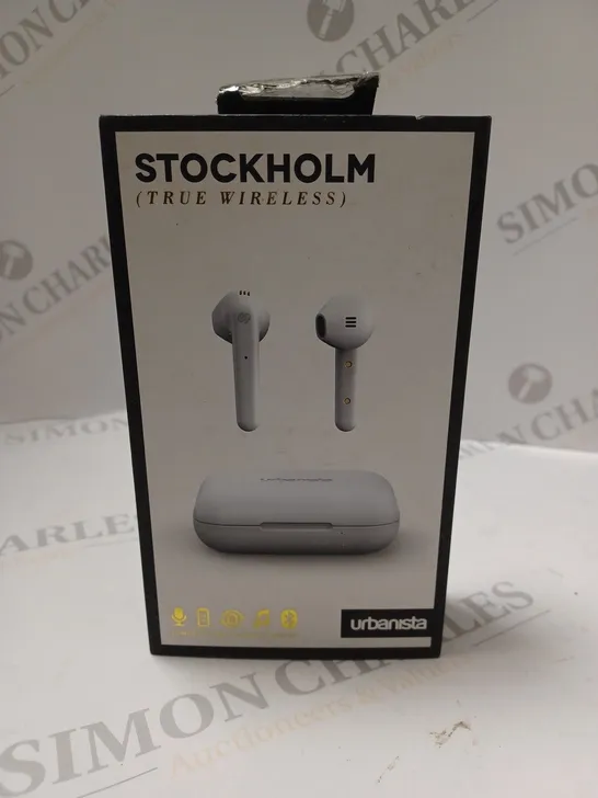 BOXED STOCKHOLM TRUE WIRELESS URBANISTA EARBUDS - WHITE