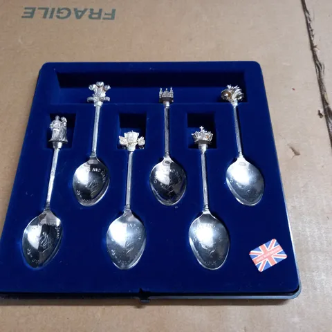 SET OF CHARLES & DIANA 1981 COLLECTORS SPOONS - WARW GT.BRITAIN