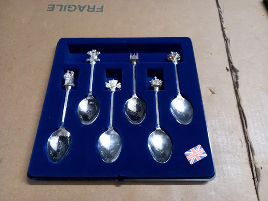 SET OF CHARLES & DIANA 1981 COLLECTORS SPOONS - WARW GT.BRITAIN