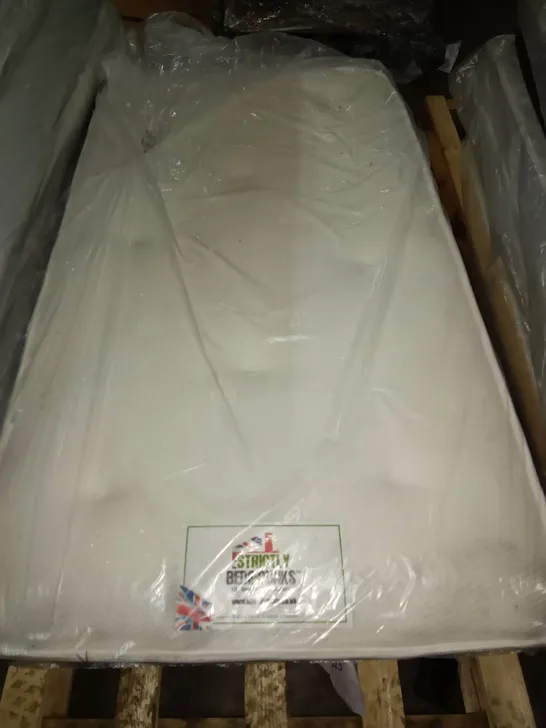 BAGGED STRICTLY BEDS MATTRESS - APPROX 90 X 160CM