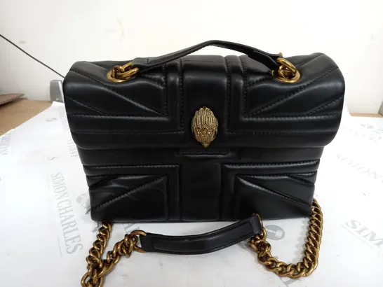 KURT GEIGER LONDON BIRD MEDALLION HANDBAG IN BLACK