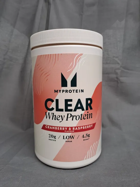 MY PROTEIN CLEAR WHEY PROTEIN CRANBERRY & RASPBERRY