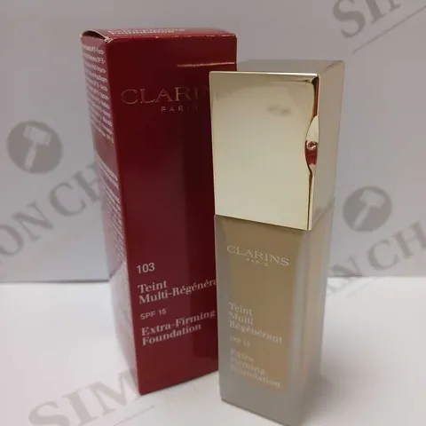 CLARINS EXTRA FIRMING FOUNDATION SPF15 30ML - #103 IVORY 