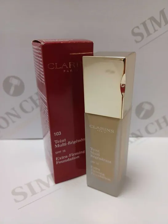 CLARINS EXTRA FIRMING FOUNDATION SPF15 30ML - #103 IVORY 