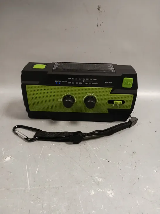 BOXED MULTI-PURPOSE CRANK RADIO 