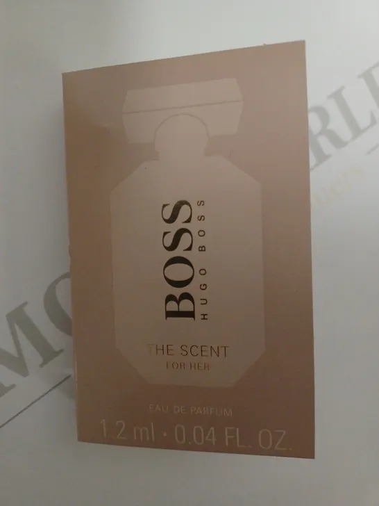 LOT OF APPROX 108 X 1.2ML HUGO BOSS THE SCENT FOR HER EAU DE PARFUM