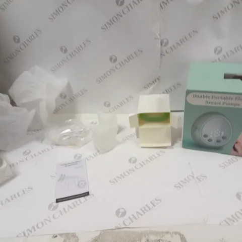 DOUBLE PORTABLE ELECTRIC BREAST PUMP BOXED 