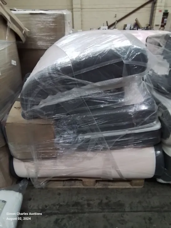 PALLET CONTAINING VARIOUS MATTRESSES SIZES AND SPECS VARY