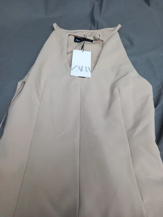 ZARA TAN SHORT TOP - MEDIUM