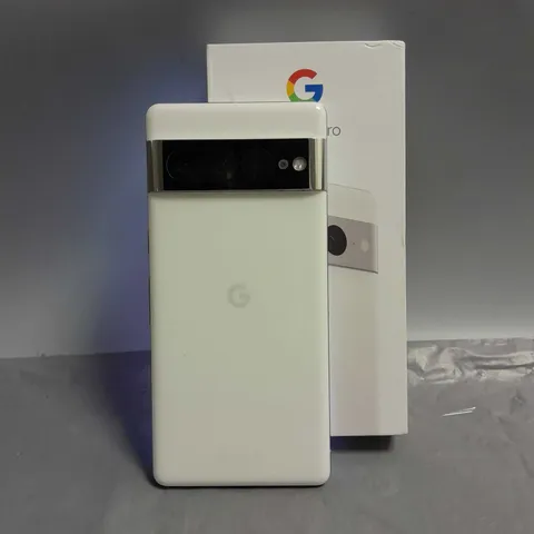 BOXED GOOGLE PIXEL 7 PRO IN WHITE 