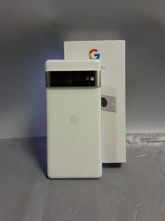 BOXED GOOGLE PIXEL 7 PRO IN WHITE 