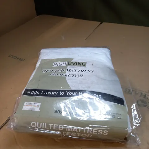 HIGH LIVING QUILTED MATTRESS PROTECTOR 