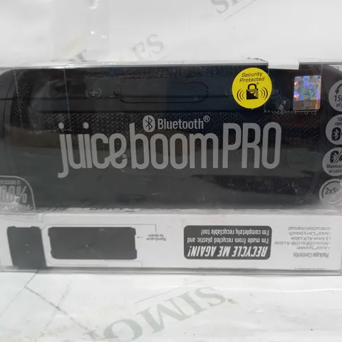 JUICEBOOMPRO PORTABLE BLUETOOTH SPEAKER 