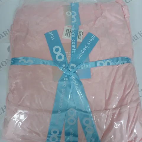 THE OODIE HOODED FLEECE LINED BLANKET IN PINK