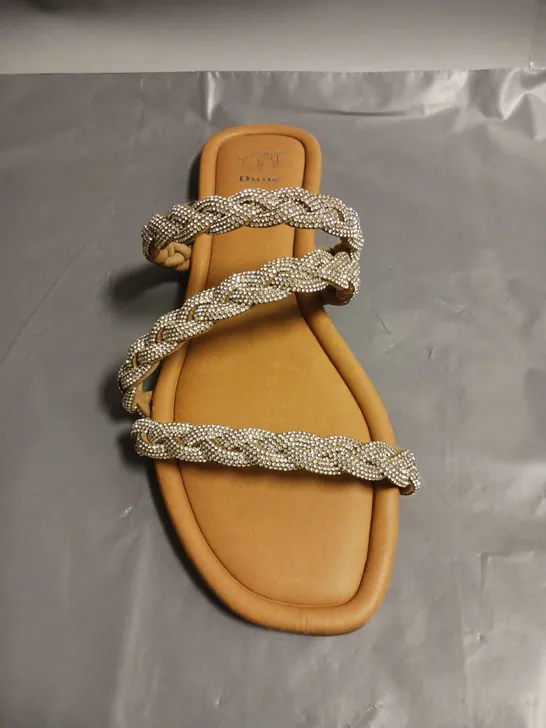 DUNE LADIES SANDALS WITH GLITTER DETAIL SIZE 5