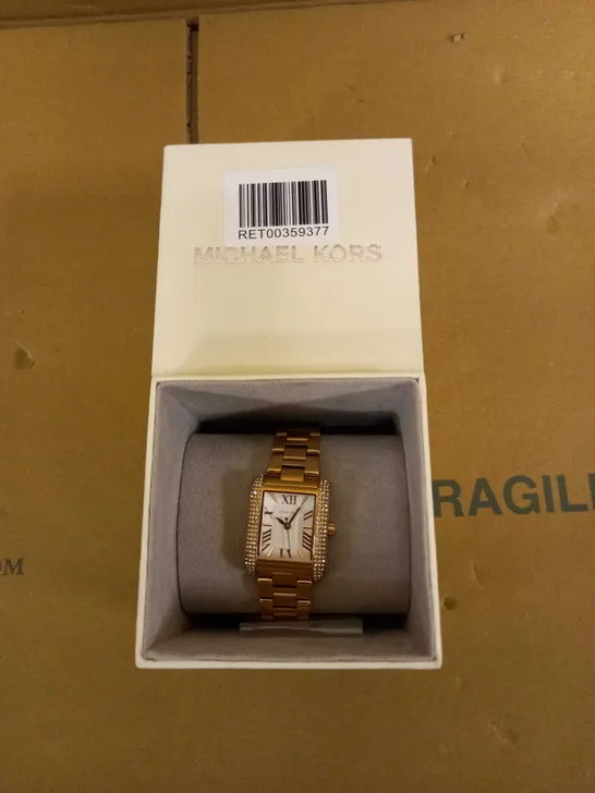 MICHAEL KORS GOLD WATCH 