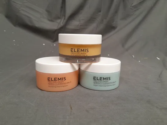 ELEMIS SET OF 3 PRO-COLLAGEN CLEANSING BALMS 50G