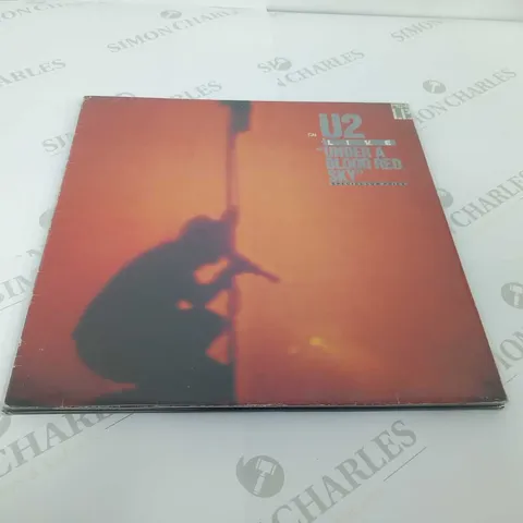 2 U2 VINYL LPS. JOSHUA TREE, AND UNDER A BLOOD RED SKY