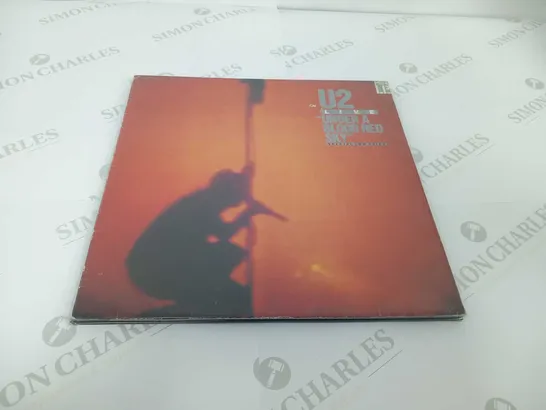 2 U2 VINYL LPS. JOSHUA TREE, AND UNDER A BLOOD RED SKY