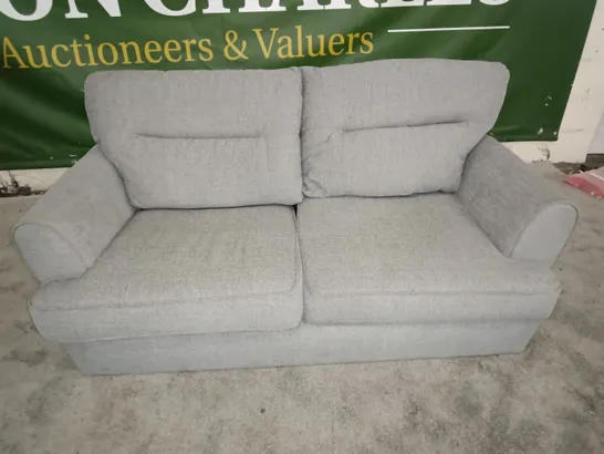 GREY FABRIC 2-SEATER SOFA