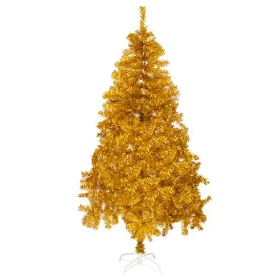 BOXED ARTIFICIAL CHRISTMAS TREE - GOLD SIZE: 6'