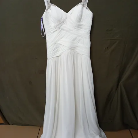 DZAGE EMBELLISHED WEDDING DRESS - 12 