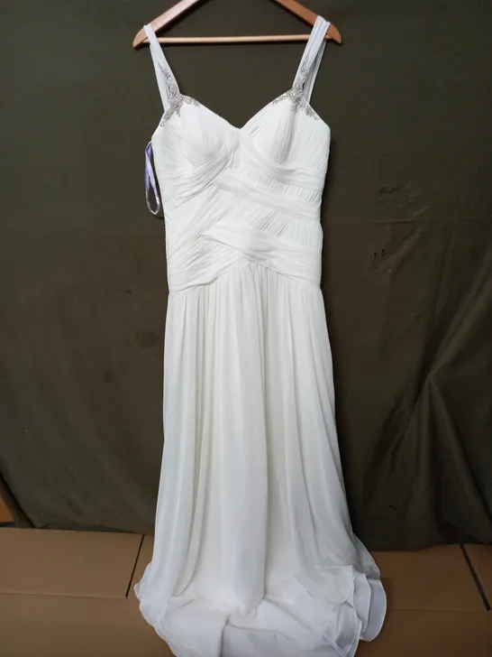 DZAGE EMBELLISHED WEDDING DRESS - 12 