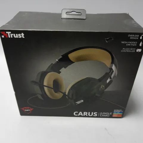 BOXED AND SEALED TRUST GXT CARUS JUNGLE CAMO HEADSET