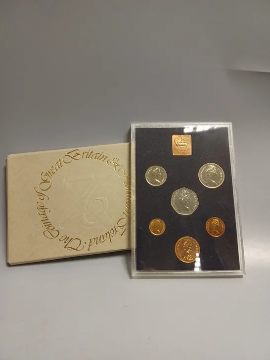ROYAL MINT QUEEN ELIZABETH II 1976 COIN COLLECTION 