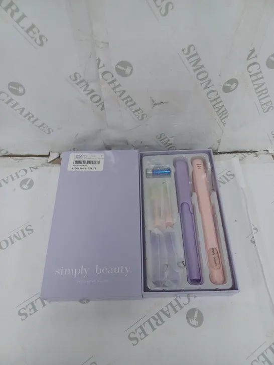 SIMPLY BEAUTY SIMPLY SMILE SONIC TOOTHBRUSH DUO WITH 4 BRUSH HEADS