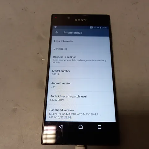 SONY XPERIA G33111