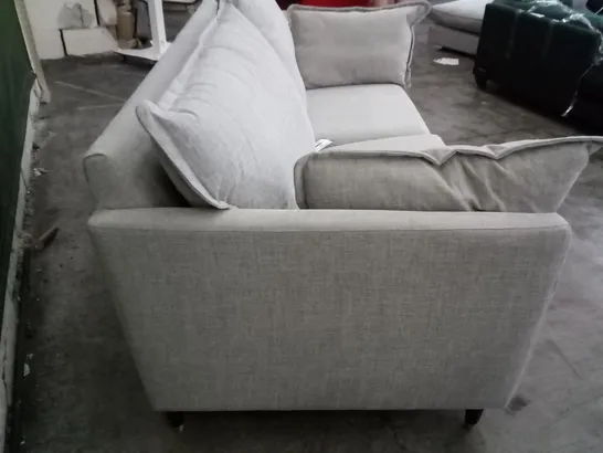 QUALITY THE LOUNGE CO DESIGNER 2.5 SEATER SOFA - GREY FABRIC 