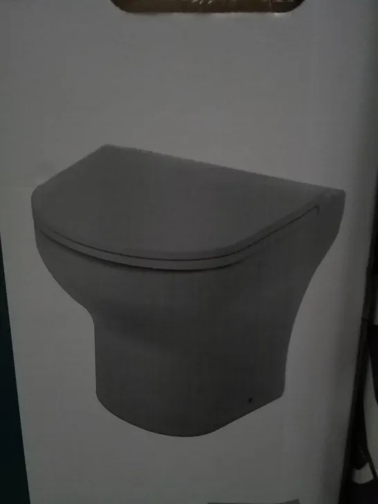 BOXED CAVALLY RIMLESS BACK TO WALL TOILET WITH CONCEALED CISTERN 