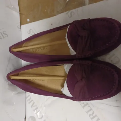 VIONIC MERIOT SHOE PURPLE SIZE 4