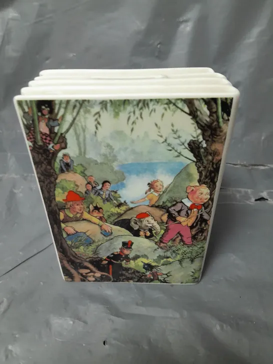 WEDGWOOD RUPERT BEAR STACK OF BOOKS