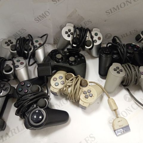 PACK OF APPROX 10 ASSORTED GAMING CONTROLLERS 