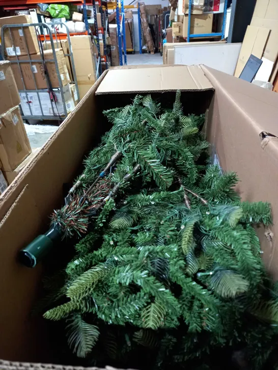 7FT FRASER FIR UPSWEPT PRE LIT MIXED