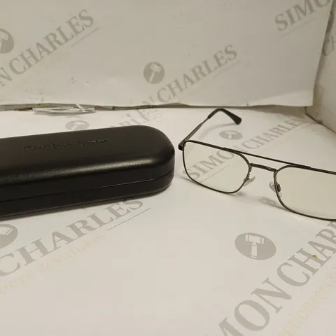 BOXED RALPH LAUREN SEMISHINY DARK GUNMETAL PRESCRIPTION GLASSES 